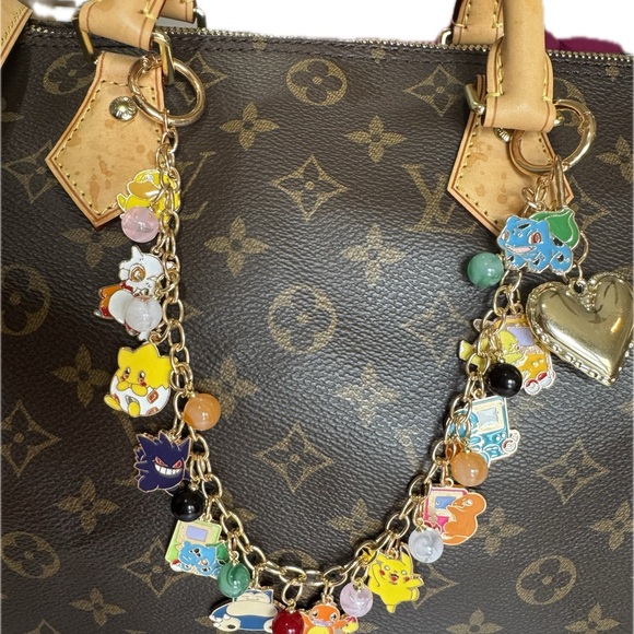 Pokemon Enamel Gold Tone Character Bag Chain Fandom Gotta Catch’em All - Picture 5 of 5